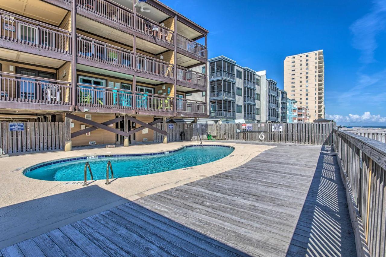 Beach Lovers Haven Oceanfront Condo With Pool! Myrtle Beach Exteriér fotografie