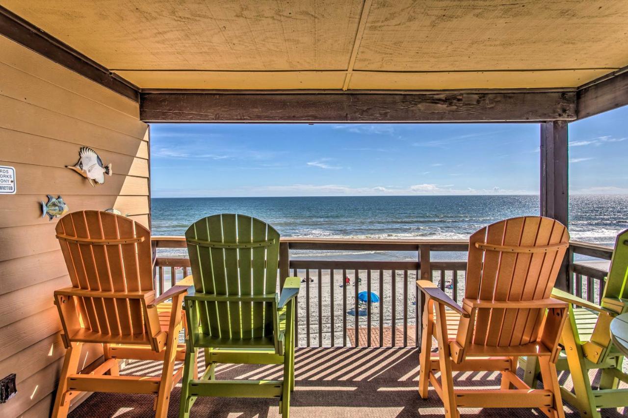 Beach Lovers Haven Oceanfront Condo With Pool! Myrtle Beach Exteriér fotografie