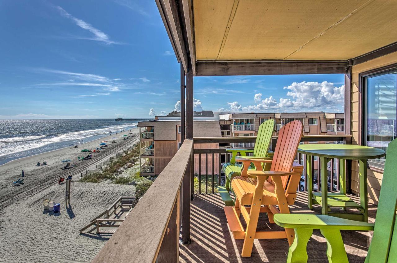 Beach Lovers Haven Oceanfront Condo With Pool! Myrtle Beach Exteriér fotografie